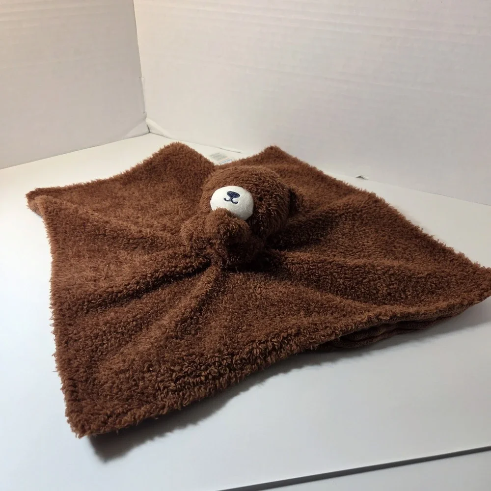 Carter's Just One You Brown Bear Baby Lovey Security Blanket Ribbed